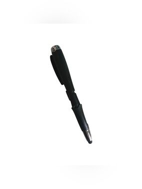 Unbranded Black Stylus with Pen and Flashlight